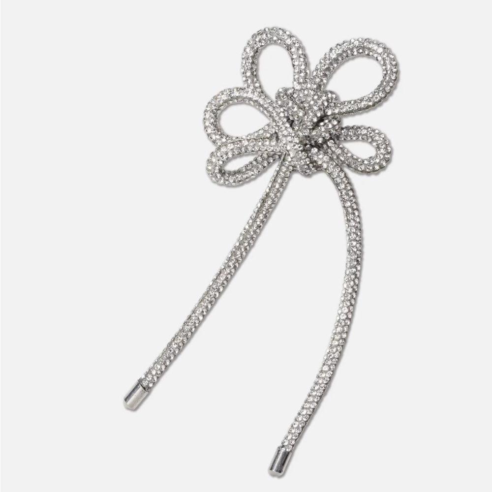 Acne Studios Bow Crystal Earring (single one) Clip-On (Brand New)